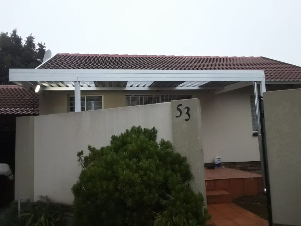 Double carport installed Gauteng