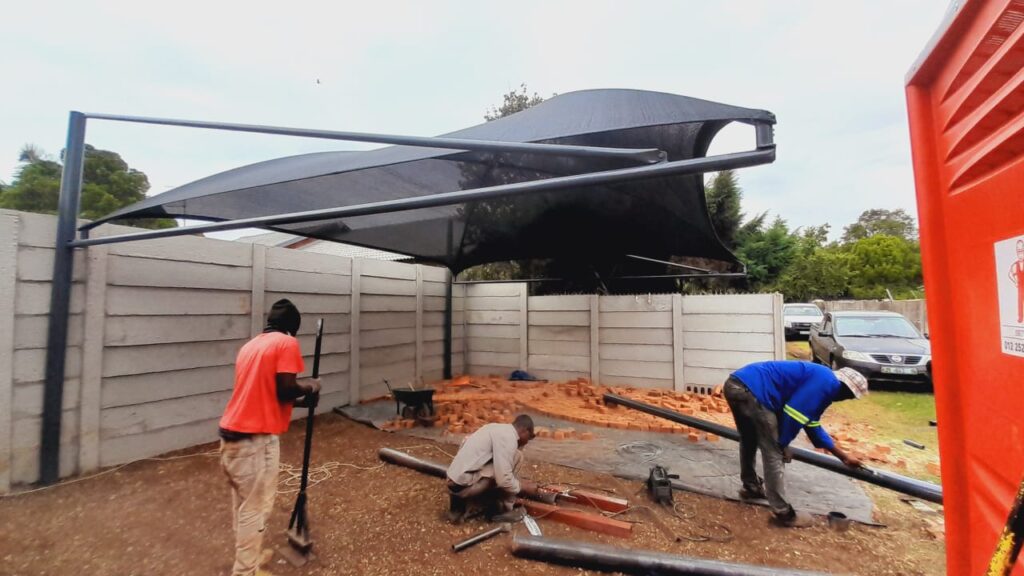 Shade netting carport Benoni